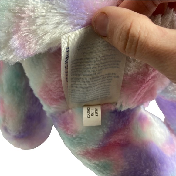 Build A Bear Stuffed Pastel Swirl Kitty Cat - Picture 9 of 10